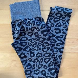 Black Leopard NVGTN Dupe Leggings Size M